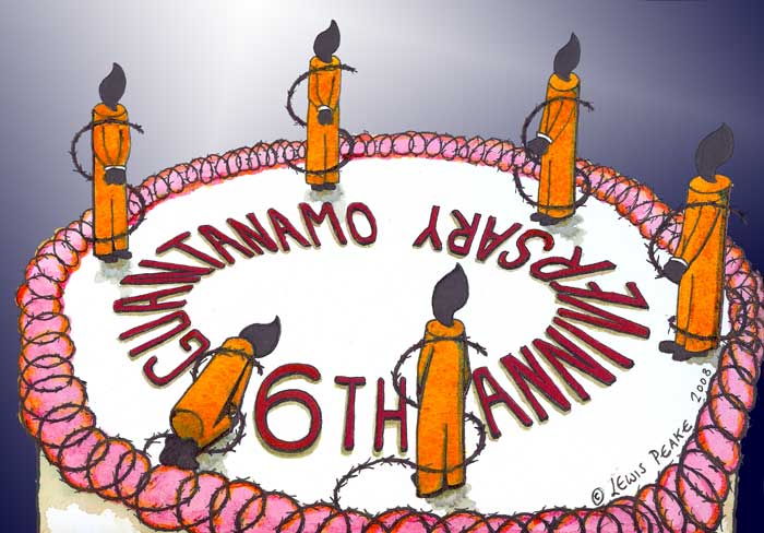 Guantnamo Bay 6th anniversary